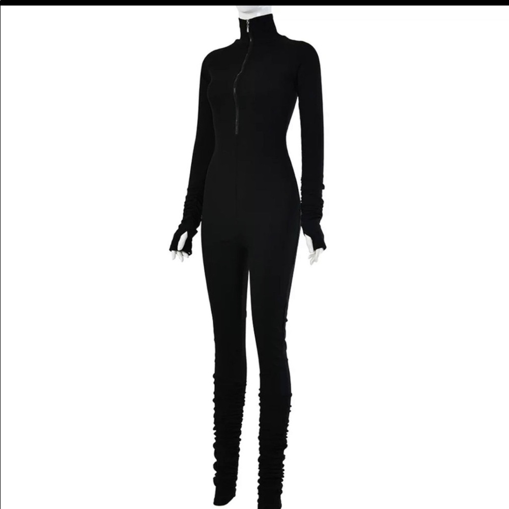 Gloved one piece jumpsuit